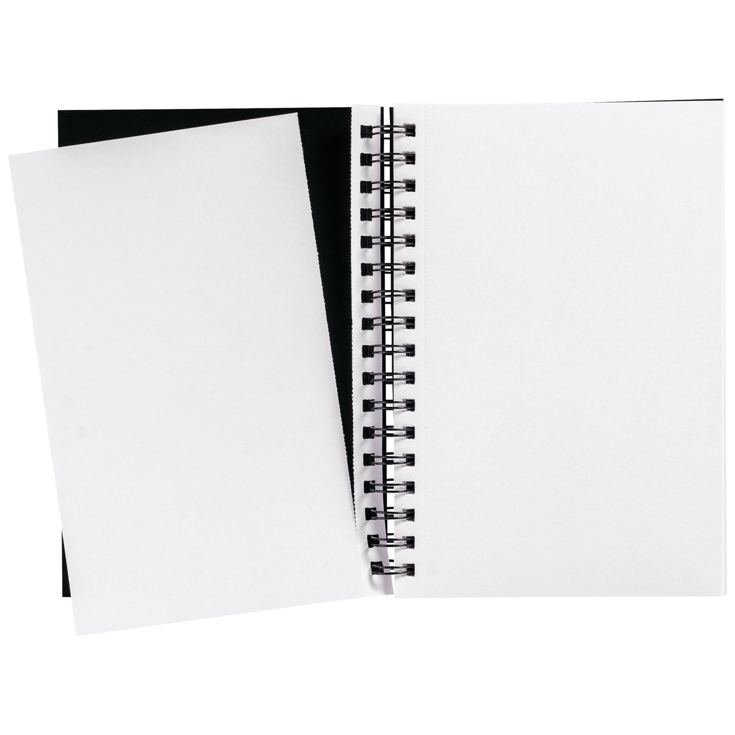 Poly Cover Sketch Book, Heavyweight, 6 X 9 In, Black, 75 Sheets