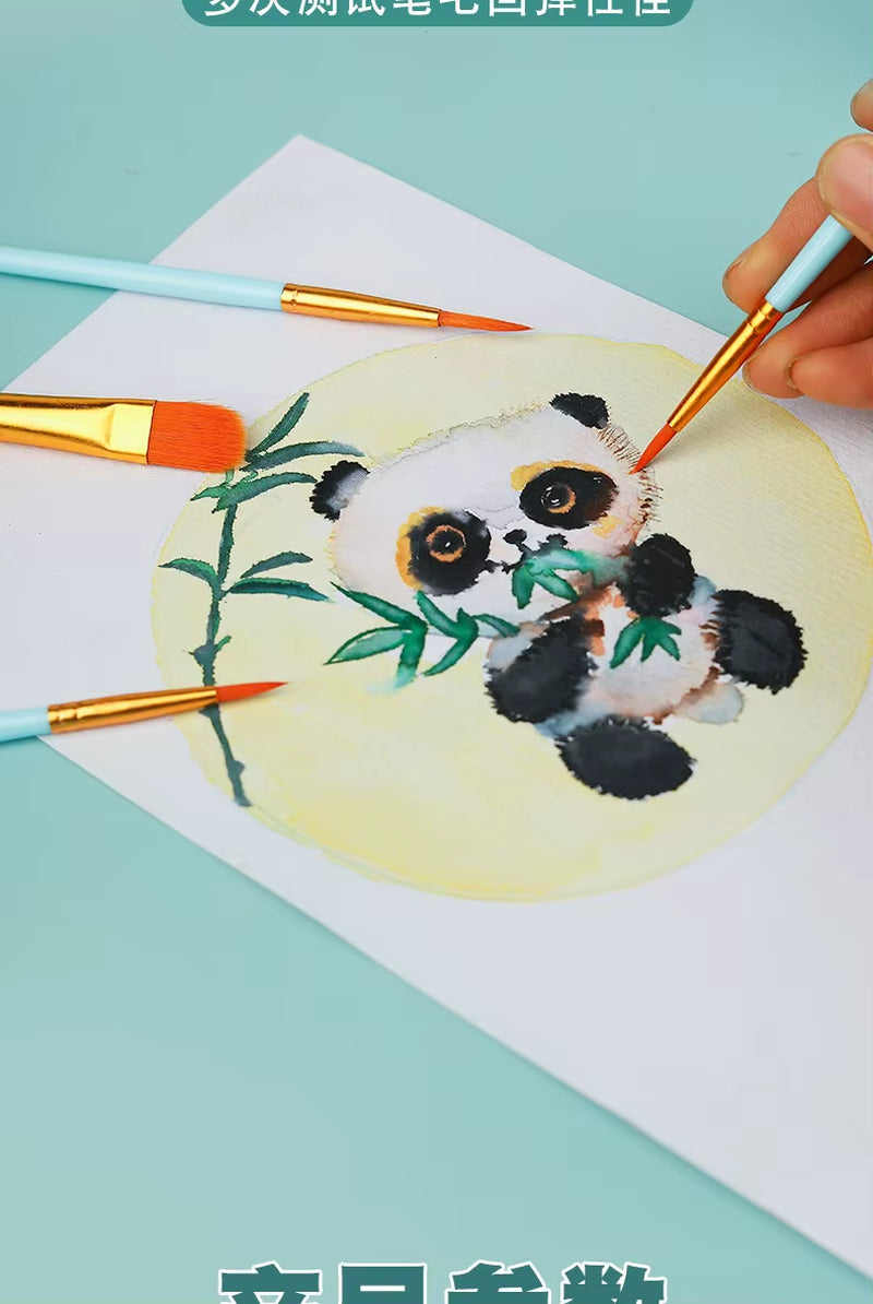 Paint Brushes Set round Pointed Paintbrushes Artist Acrylic Paint Brush for Acrylic Oil Watercolor Body Face Adult Kids Supplies