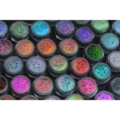 Multichrome Shifting Pigments Chameleon Eyeshadow Powder Infinite Laser Pigment Cosmetic Safe for Face Makeup Nail Art Painting