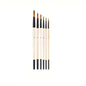 6Pcs Paint Brushes Set Soft Nylon Filbert Angular Flat round Pointed Tip Acrylic Paint Brushes for Watercolor Oil Acrylic