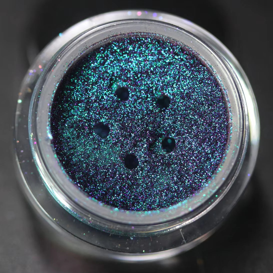 Multichrome Shifting Pigments Chameleon Eyeshadow Powder Infinite Laser Pigment Cosmetic Safe for Face Makeup Nail Art Painting