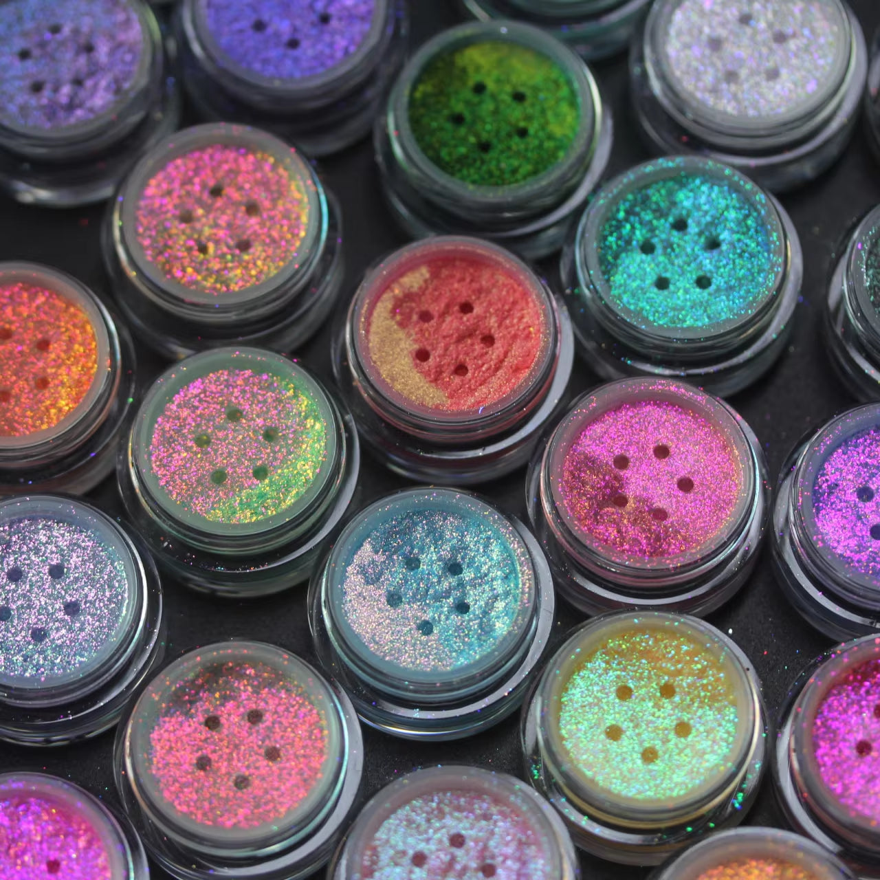 Multichrome Shifting Pigments Chameleon Eyeshadow Powder Infinite Laser Pigment Cosmetic Safe for Face Makeup Nail Art Painting