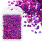 Holographic Glitter Star Resin Sequins Laser Gold Silver Glitter Crafts for Epoxy Resin Filler Silicone Mold Filling Accessories