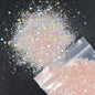 50 Gram(In Bulk) 12Colors Glitter Powder for Manicure Holographic Pailette Dust 1 Bag 50G - Holographic Laser Ultra Fine Glitter