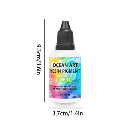 White Paste Epoxy Resin Dyes, Resin Pigment Paste, UV Resin Concentrated Colorant for Resin Dye, Jewelry Making, Paint, DIY Art