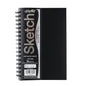 Poly Cover Sketch Book, Heavyweight, 6 X 9 In, Black, 75 Sheets