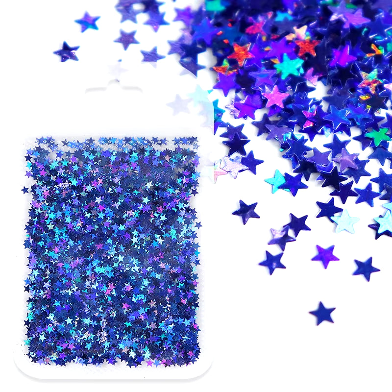 Holographic Glitter Star Resin Sequins Laser Gold Silver Glitter Crafts for Epoxy Resin Filler Silicone Mold Filling Accessories
