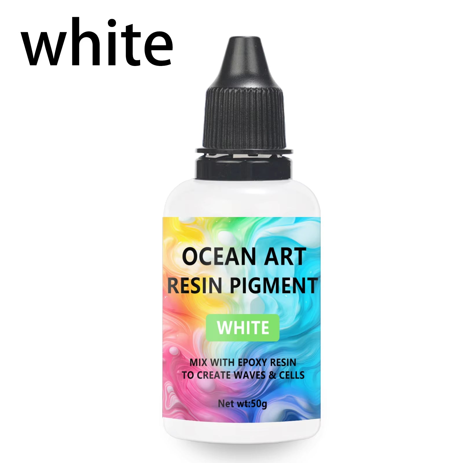 White Paste Epoxy Resin Dyes, Resin Pigment Paste, UV Resin Concentrated Colorant for Resin Dye, Jewelry Making, Paint, DIY Art
