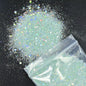 50 Gram(In Bulk) 12Colors Glitter Powder for Manicure Holographic Pailette Dust 1 Bag 50G - Holographic Laser Ultra Fine Glitter