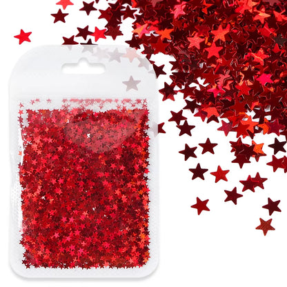 Holographic Glitter Star Resin Sequins Laser Gold Silver Glitter Crafts for Epoxy Resin Filler Silicone Mold Filling Accessories