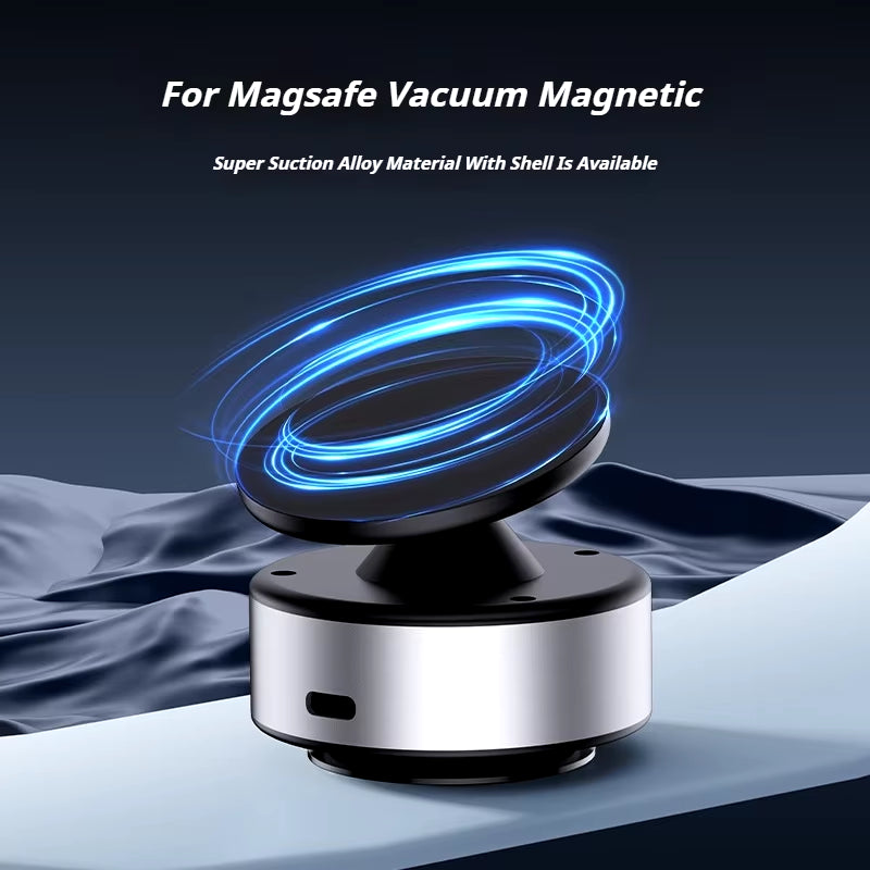 For Magsafe Magnetic 360°Rotatable Vacuum Car Magnetic Holder X11Vacuum Car Phone Mount Strong Magnetic Suction Cup